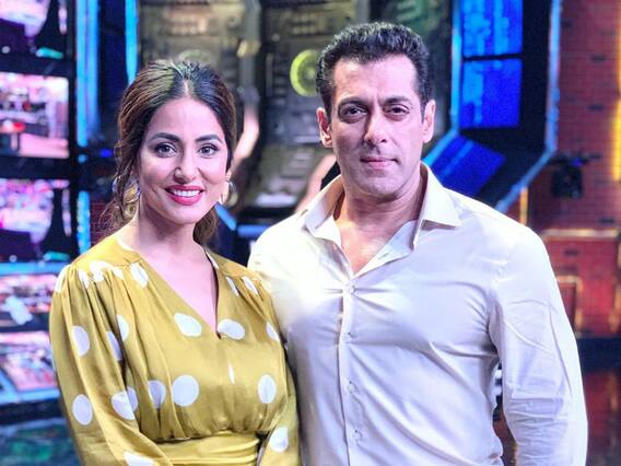 Bigg Boss 13: 'Bigg Boss 11' Runner-Up Hina Khan To Grace First 'Weekend Ka Vaar'; Posts PICS With Salman Khan!