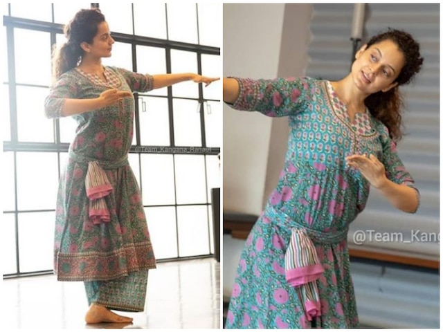 PICS: Kangana Ranaut Puts On Dancing Shoes For Jayalalithaa's Biopic 'Thalaivi'! Kangana Ranaut Puts On Dancing Shoes For Jayalalithaa's Biopic 'Thalaivi'! See Pictures!