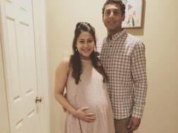 PIC: Pregnant TV Actress Panchi Bora Shows Off Huge Baby Bump As She Poses With Husband!