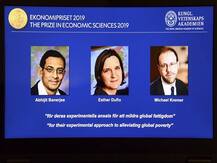 Abhijit Banerjee, Esther Duflo and Michael Kremer Win 2019 Nobel Economics Prize