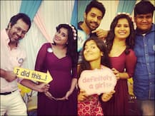 PICS: Priya Ahuja Aka Rita Reporter From \'Taarak Mehta\' Enjoys Fun-filled Baby Shower, Poses With Co-stars