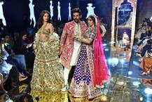 PICS: \'Pati Patni Aur Woh\' Stars Kartik Aaryan, Bhumi Pednekar & Ananya Panday SIZZLE At The Ramp