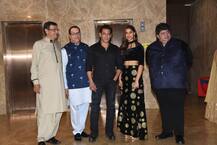 PICS: Salman Khan Poses With ‘Dabangg 3’ Co-star & Mahesh Manjrekar’s Daughter Saiee At Diwali Party