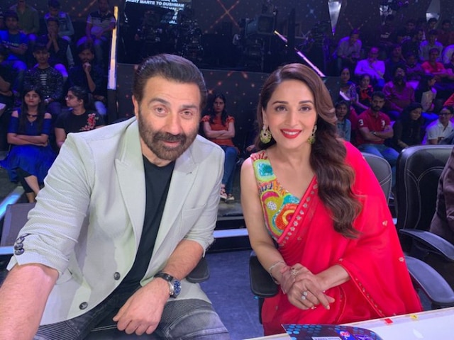 'May All Things Good Surround You..'- Madhuri Dixit Wishes Sunny Deol On His Birthday Sunny Deol Birthday: Madhuri Dixit Wishes Tridev Co-star