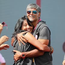 PICS: Milind Soman & Wife Ankita Konwar Turn Water Babies On Their Iceland Vacay