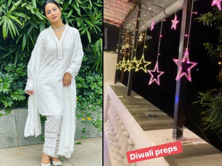Diwali 2019: Hina Khan shares the 'Diwali prep' videos, decorates home for the festival celebrations! Diwali 2019: Hina Khan Shares The 'Diwali Prep' Videos, Decorates Home For The Festival Celebrations!