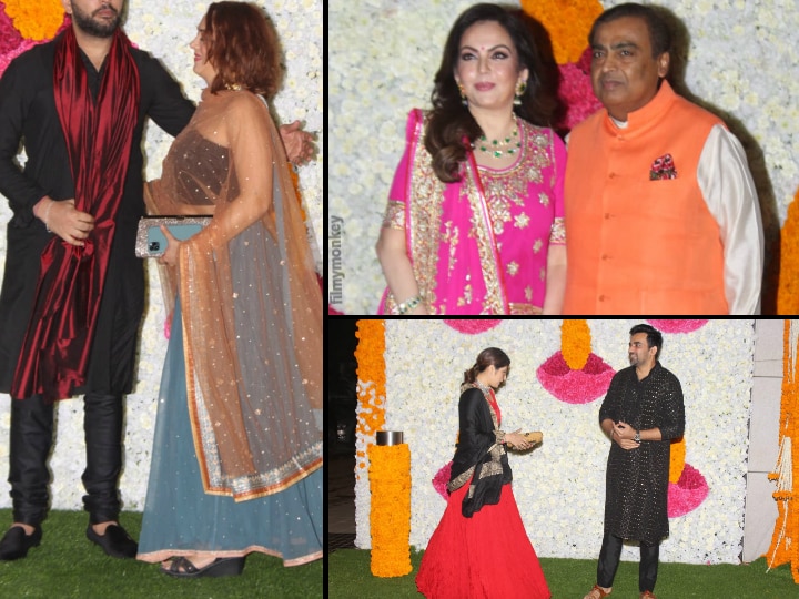 Mukesh Ambani Diwali 2019 bash: Sagarika Ghatge-Zaheer Khan, Yuvraj Singh-Hazel Keech among attendees, Aamir Khan's daughter lends top to Hazel her 