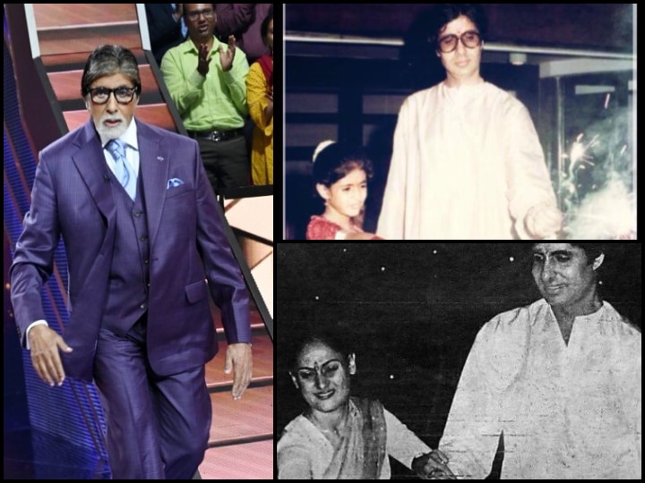 Diwali 2019: Amitabh Bachchan Shares THROWBACK Pics With Wife Jaya Bachchan & Daughter Shweta Bachchan Nanda Lighting 'Phuljhadi Diwali 2019: Amitabh Bachchan Shares THROWBACK Pics With Jaya & Shweta Lighting 'Phuljhadi'