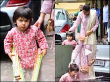 WATCH: Taimur Ali Khan Shouts ‘NO’ To Paps, Mommy Kareena Kapoor Asks Him To Wish Them \'Happy Diwali\'