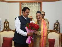 Maharashtra: Amid Ongoing Tussle, Fadnavis And Sena Leader Diwakar Raote Meet Governor Separately