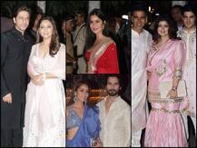 PICS: SRK-Gauri, Akshay-Twinkle, Shahid-Mira, Katrina & Other B\'wood Celebs Attend Bachchan\'s Grand Diwali Bash