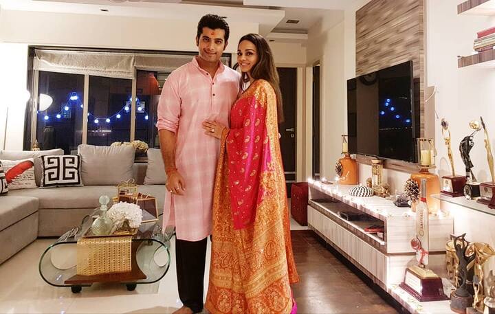 Popular TV actor Ssharad Malhotra, currently seen in 'Muskaan', got married to Ripci Bhatia on April 20, 2019. The couple celebrated their first Diwali with full fervour.