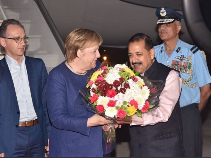 Angela Merkel In India For Inter-Governmental Talks; To Co-Chair Fifth IGC With PM Modi Angela Merkel In India For Inter-Governmental Talks; To Co-Chair Fifth IGC With PM Modi