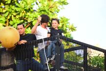Happy Birthday Shah Rukh Khan! AbRam Joins Dad To Greet Fans Outside Mannat (See PICS)