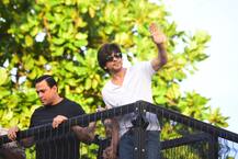 Happy Birthday Shah Rukh Khan! AbRam Joins Dad To Greet Fans Outside Mannat (See PICS)