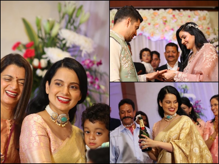 Kangana Ranaut's Brother Aksht Ranaut Gets ENGAGED To Ritu Sangwan, Rangoli Chandel Shares PICS & VIDEO From Engagement Ceremony Kangana Ranaut's Brother Aksht Gets ENGAGED, Rangoli Chandel Shares PICS & VIDEOS From Celebrations