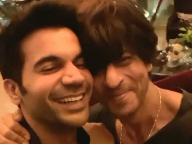 Rajkummar Rao Has His Fanboy Moment With Shah Rukh Khan! Watch Video!