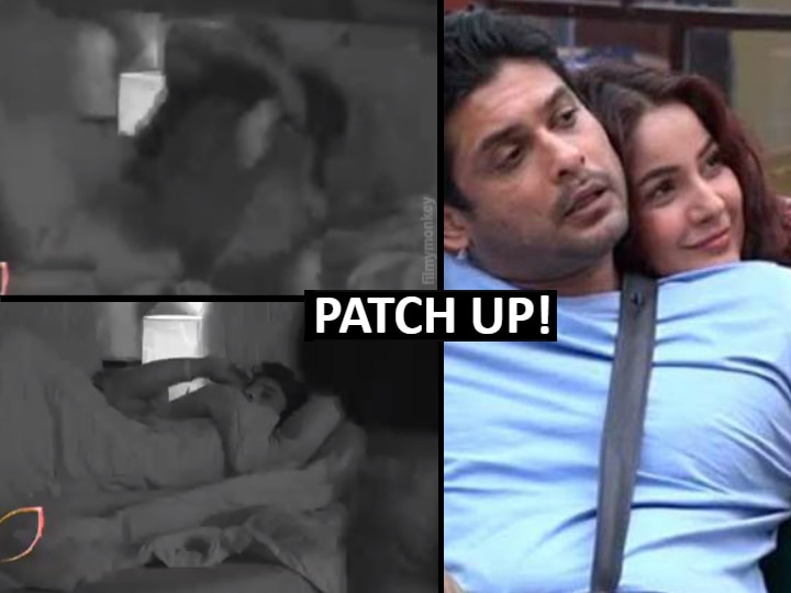 Bigg Boss 13: Sidharth Shukla-Shehnaaz Gill finally patch up, spotted cuddling hugging as he pulls her on bed, Fans happy! Bigg Boss 13: Sidharth Shukla-Shehnaaz Gill Finally Patch Up, Spotted Cuddling In Bed Making Fans Happy!