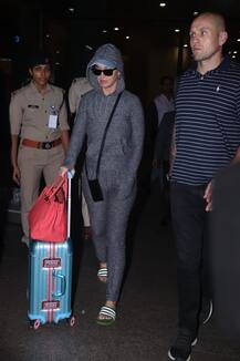 PICS: Pop Star Katy Perry Arrives In Mumbai For Her First Music Concert In India!