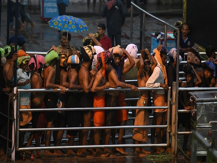 sabarimala temple opens: supreme court verdict; devotees line up women denied entry Sabarimala Temple Opens For Devotees Amid Tight Security; Cops Sent Back Group of 6 Women