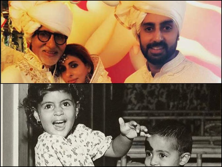 Amitabh Bachchan Shares THRWOBACK Pic Of 'Young' Abhishek Bachchan & Shweta Bachchan Twinning In Nightsuits THROWBACK! Big Shares CUTE Pic Of 'Young' Abhishek & Shweta Twinning In Night Suits