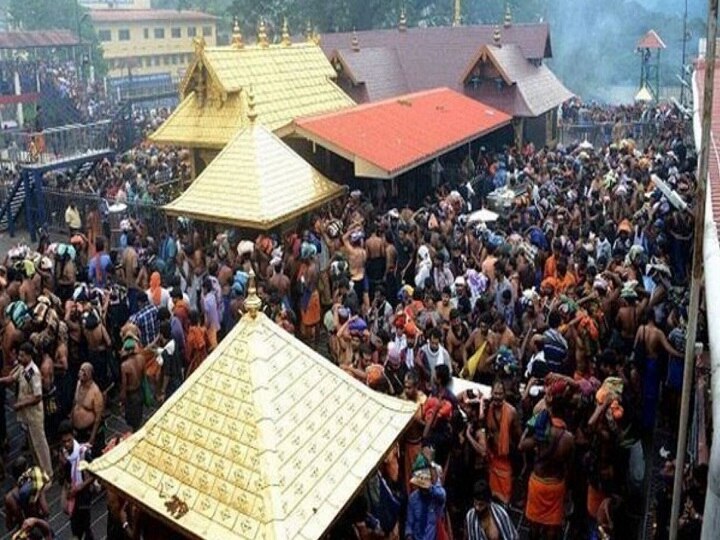 Devotees throng to offer prayers after Sabarimala Temple reopens in Kerala Devotees Throng To Offer Prayers After Sabarimala Temple Reopens In Kerala