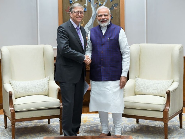 Bill Gates Meets PM Narendra Modi in Delhi Bill Gates Meets PM Narendra Modi in Delhi