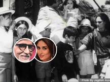 Unseen Throwback: Amitabh Bachchan Holding Little Kareena Kapoor Khan In His Arms during His Film Shoot Decades Ago!