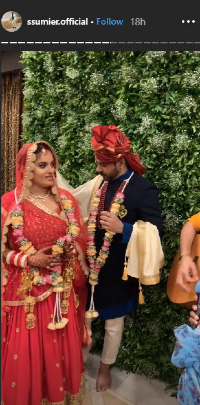 WEDDING PICS: 'Madhubala' Actor Gunjan Utreja Gets Married To Ladylove Deepika In A Private Ceremony!