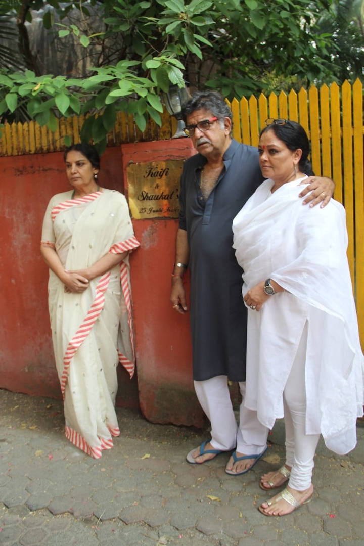 Shaukat Kaifi is survived by her daughter Shabana Azmi and Baba Azmi. (PIC Credit- Manav Manglani)
