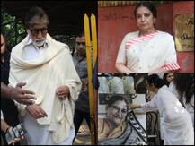 PICS: Amitabh Bachchan, Rekha & Other B’wood Celebs Pay Last Respect To Shabana Azmi’s Mother Shaukat Azmi