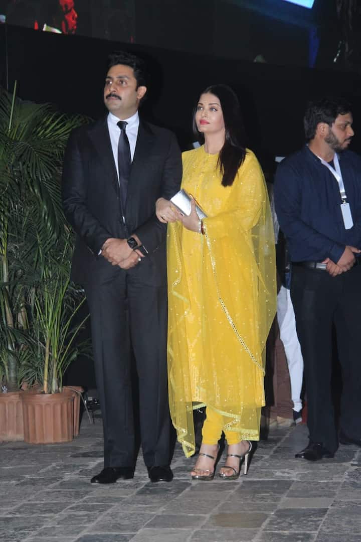 Aishwarya Rai Bachchan, last seen on the silver screen in ‘Fanney Khan’, looked stunning as ever in a yellow outfit.