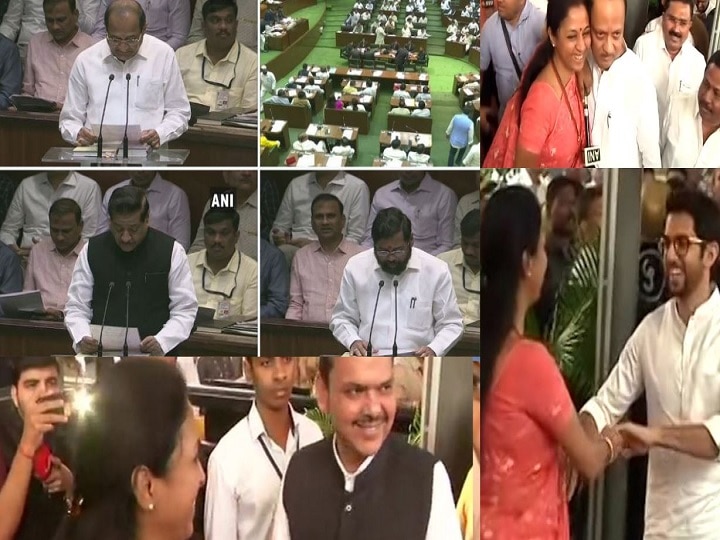 Maharashtra Govt Formation: New Maharashtra MLAs Take Oath At Special Assembly Session; Ajit Pawar Hugs Supriya Maharashtra Govt Formation: New MLAs Take Oath At Special Assembly Session; Ajit Pawar Hugs Supriya