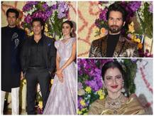 PICS: Salman, Shahid, Rekha & Other Celebs Attend Wedding Reception Of Sooraj Barjatya's Son!
