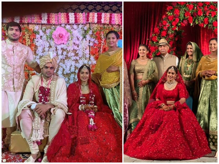 'Nach Baliye 9' Contestants, Wrestlers Babita Phogat-Vivek Suhag Get Married; Pregnant Geeta Phogat Shares Wedding Picture! 'Nach Baliye 9' Contestants, Wrestlers Babita Phogat-Vivek Suhag Get Married! See PICS-VIDEO!