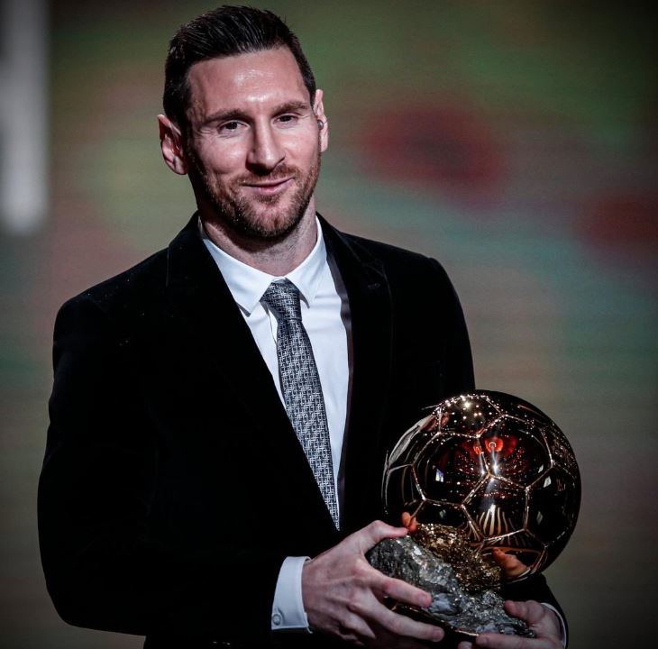 Lionel Messi Wins Record 6th Men S Ballon D Or Award