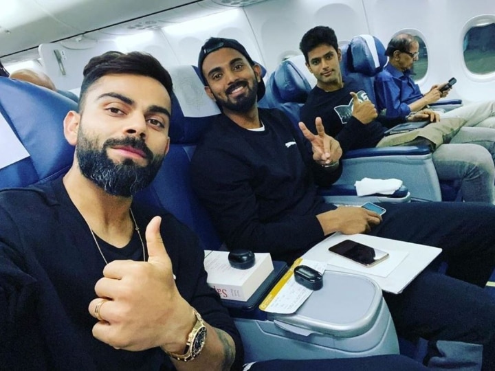 Virat Kohli Posts 'Flight Selfie' With KL Rahul, Shivam Dube Ahead Of IND vs WI,1st T20I Virat Kohli Posts 'Flight Selfie' With KL Rahul, Shivam Dube Ahead Of IND vs WI,1st T20I