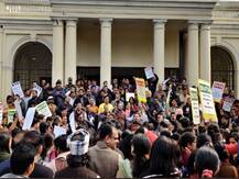 Delhi University: Protesting Teachers Gherao VC's Office Over Suspension Of Ad-Hoc Appointments