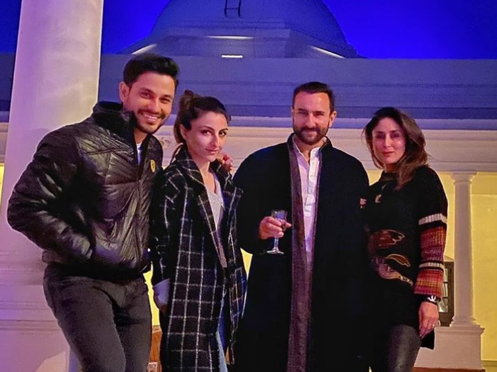 Kareena Kapoor Khan, Saif Ali Khan, Kunal Kemmu, Soha Ali Khan At Pataudi Palace Pic PIC: Kareena Kapoor, Saif Ali Khan, Soha & Kunal Kemmu Enjoy Winter Evening At Pataudi Palace