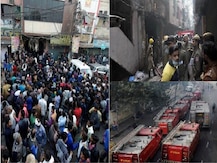 IN PICTURES: Devastating Fire Kills 43 In Delhi; Chaotic Scenes Witnessed At Blaze Site