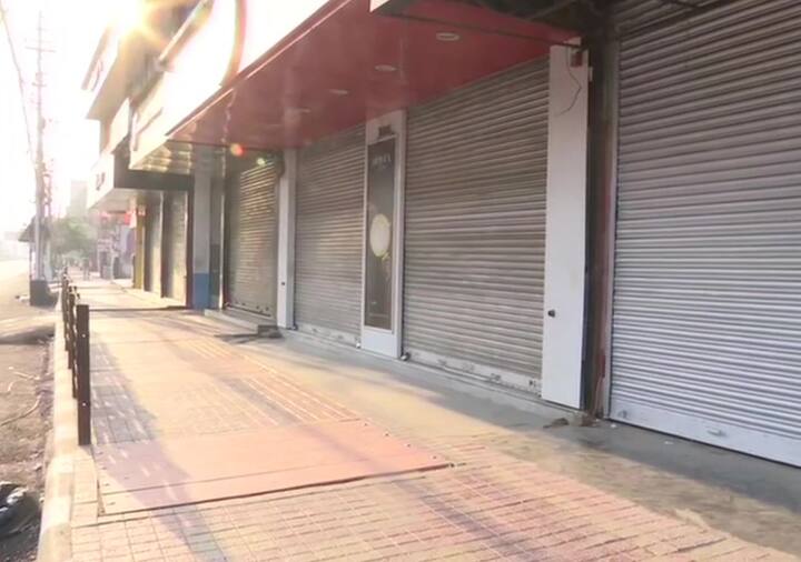 Assam: Shops closed in Guwahati following a 12-hour 'bandh' call by North East Students' Organisation (NESO) and All Assam Students' Union (AASU) against CAB which was passed in Lok Sabha, yesterday.