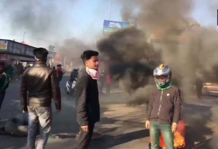 The Manipur People Against CAB (Manpac), which was spearheading the agitation in the state, has announced suspension of its stir on Monday, after Union Home Minister Amit Shah said the to be brought under Inner Line Permit (ILP) regime. (ANI)