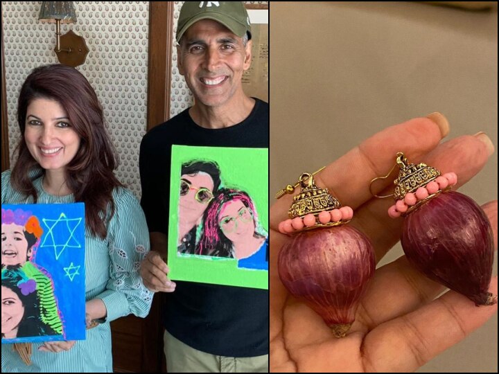 Here's How Twinkle Khanna REACTED After Hubby Akshay Kumar Gave Her Onion Earrings! Here's How Twinkle Khanna REACTED After Hubby Akshay Kumar Gave Her Onion Earrings!