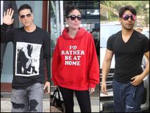 PICS: Akshay Kumar, Kareena Kapoor, Varun Dhawan & Other B'wood Celebs SPOTTED In Town