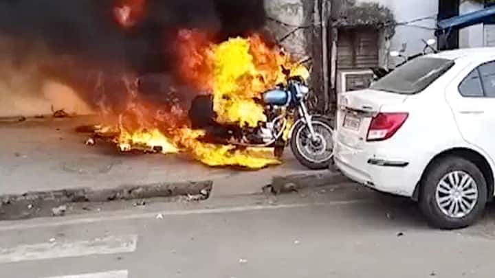 The protests against CAA led to major violence in the city of Nawabs. Police officials had to use tear gas and lathi charge to maintain law and order in the city. (PIC Credit- ANI)