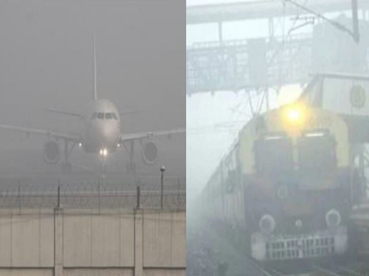 Dense Fog In Delhi Hit Air, Rail Traffic; 5 Flights Diverted, Over 100 Trains Delayed Dense Fog In Delhi Hit Air, Rail Traffic; 5 Flights Diverted, Over 100 Trains Delayed