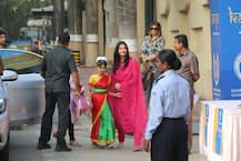 PICS: Aishwarya Rai Bachchan’s Daughter Aaradhya Looks Adorable In Saree At Her Annual Day