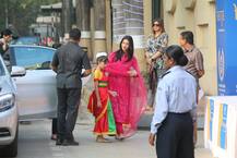 PICS: Aishwarya Rai Bachchan’s Daughter Aaradhya Looks Adorable In Saree At Her Annual Day