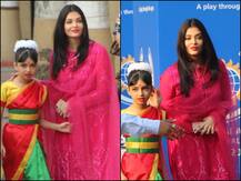 PICS: Aishwarya Rai Bachchan’s Daughter Aaradhya Looks Adorable In Saree At Her Annual Day