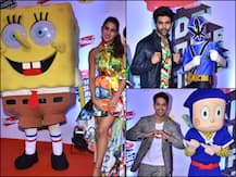 Nickelodeon Kids Choice Awards 2019: Sara, Varun, Kartik & Other B'wood Celebs Pose With Cartoon Characters